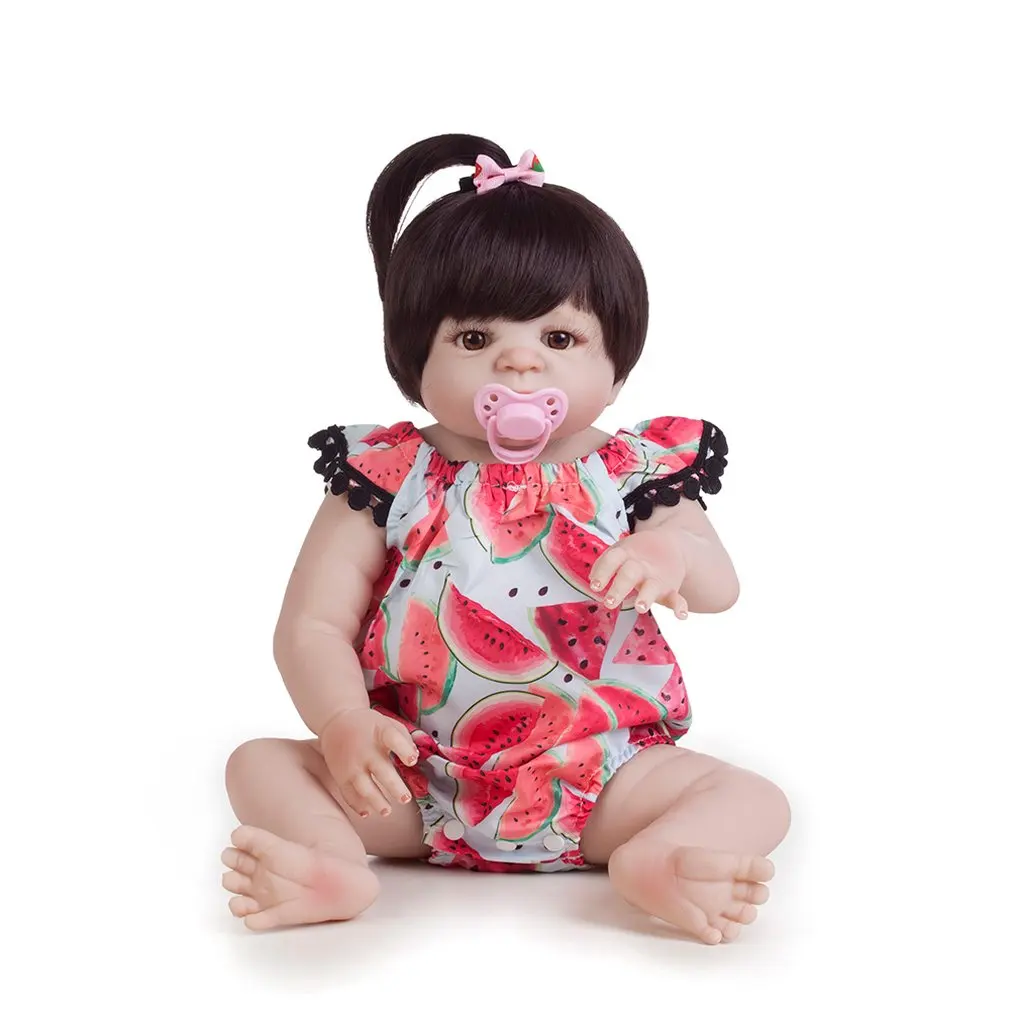 

BM0048 Reborn Baby Doll Silicone Vinyl Realistic Girl Babies Dolls 55 cm Lifelike Princess Kids Toy Children Birthday Gift