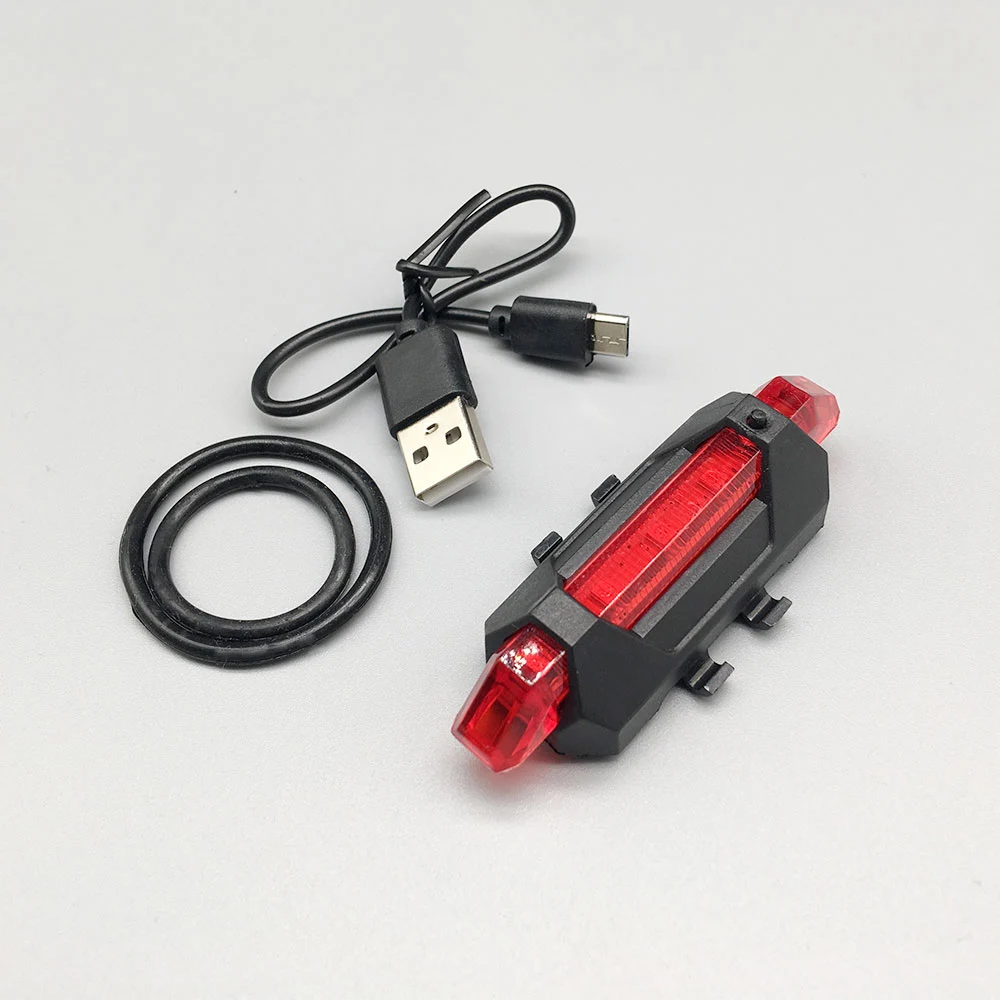 LISM велосипедный светильник USB светодиодный задний безопасность заднего хвоста