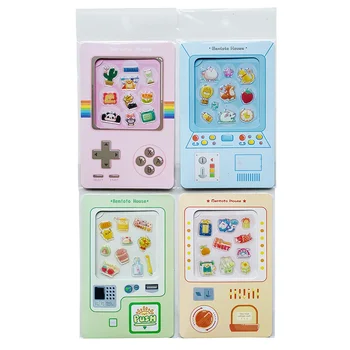 

1Pack Kawaii Sweet Vending Machine Weather Gameboy Stickers Hand Account Decor Kids Gift Notebook Decorative Sticker