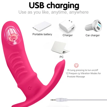 Vibrating Panties Wearable Dildo Vibrator Clitoris Stimulator Butterfly Adult Toys for Women Wireless Remote Female Masturbator 6