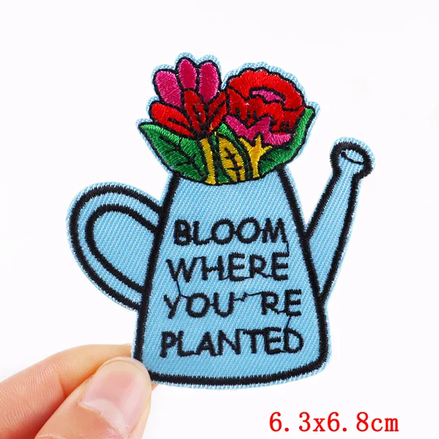 Cartoon Dinosaur Patches For Clothing Thermoadhesive Patches Cute Animal Patch Iron on Embroidery Patches on Clothes Applique PE5956CT