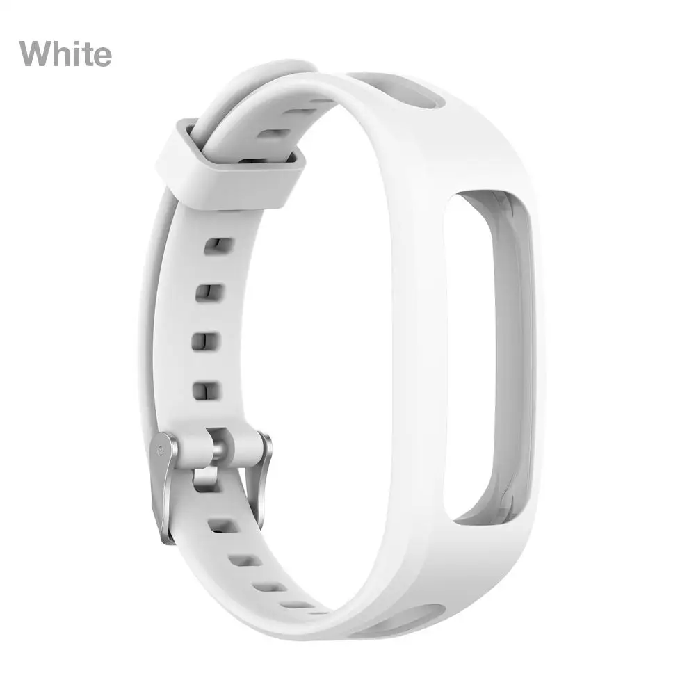 Силиконовые умные часы браслет ремешок замена ремешок для huawei Band 3e huawei Honor Band 4 версия для бега - Цвет ремешка: White