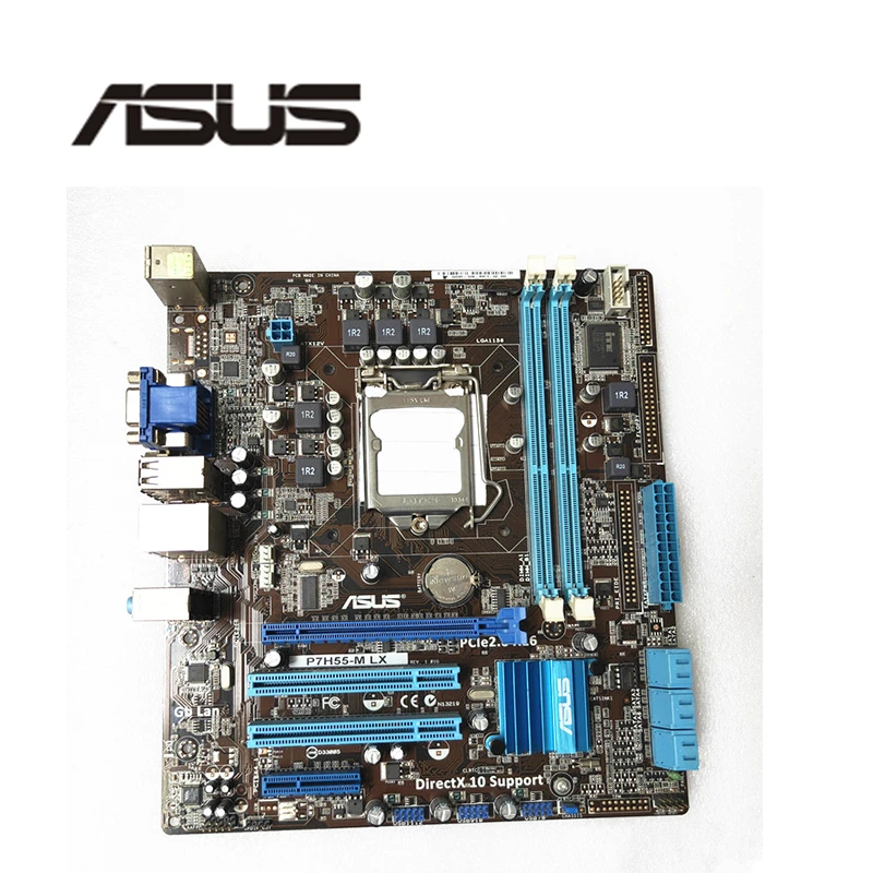 Asus P7H55M LX/USB3 Desktop Motherboard H55 Socket LGA 1156 I3 I5 I7