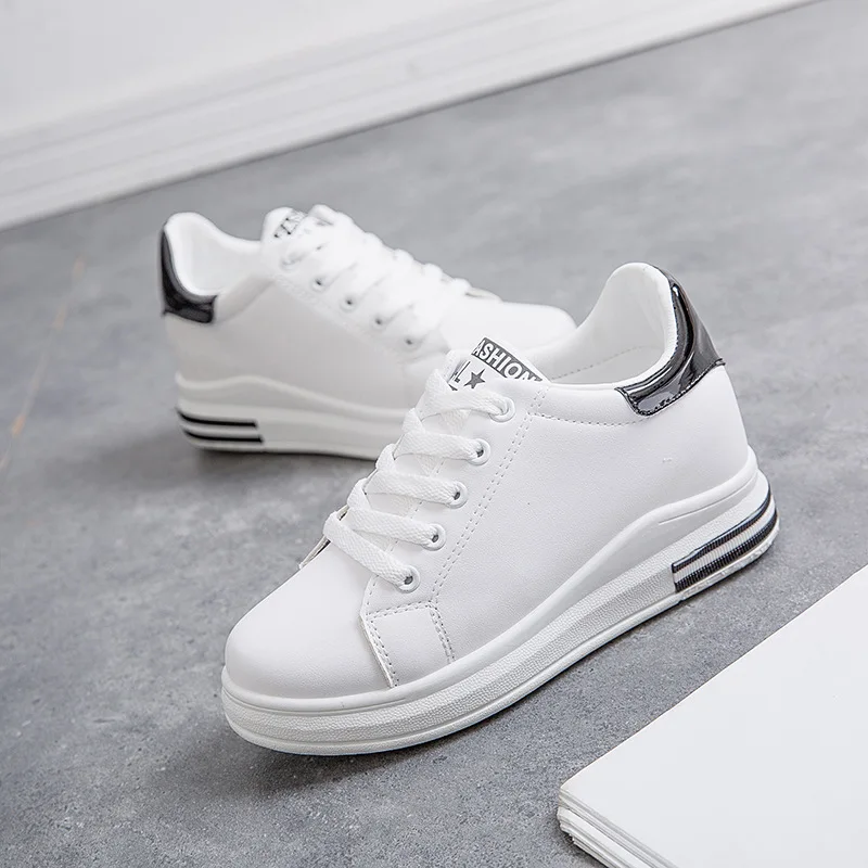 

2019 Autumn New Style WOMEN'S Shoes Hot Selling White Shoes Women's Elevator Students Sports Footwear Sports Running WOMEN'S Sho