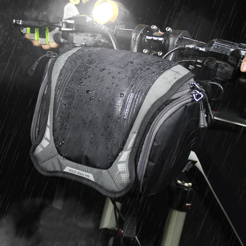 Водонепроницаемая сумка Pannier для езды на велосипеде, для телефона, кошелек, для хранения ключей, руль, Аксессуары для велосипеда, чехол для улицы