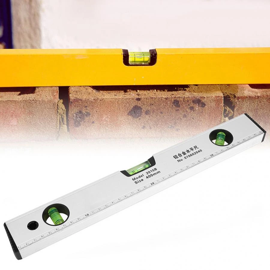 400mm Spirit Level Tool High Accuracy Magnetic Aluminum Alloy Bubble Ruler Spirit Levels Construction Tools Best Price Level Measuring Instruments Aliexpress