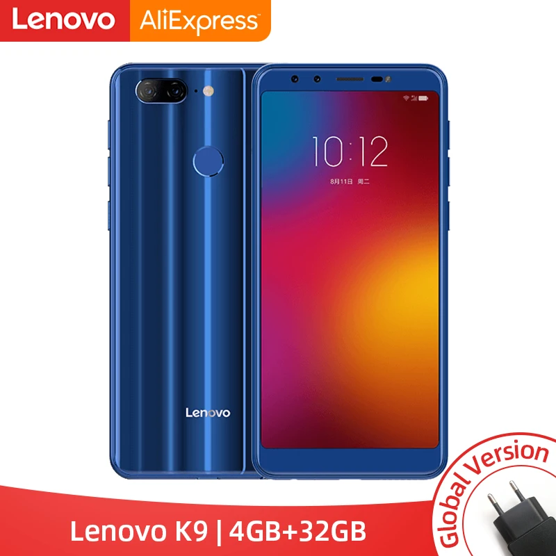 Глобальная версия lenovo K9 4 ГБ 32 смартфон 13 МП четыре камеры 5 7 дюймов 18:9 Android 8 1 Helio P22