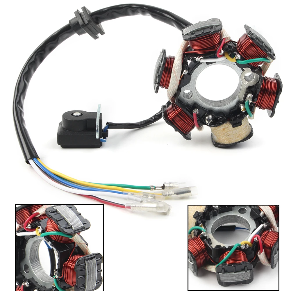 6 Coil Stator for GY6 50 110 150cc 4 stroke Scooter Moped Go