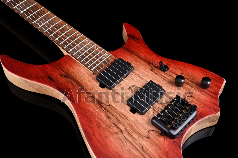 Afanti музыкальная фабрика Безголовый стиль Ash Body Электрогитара(AWT-721-S
