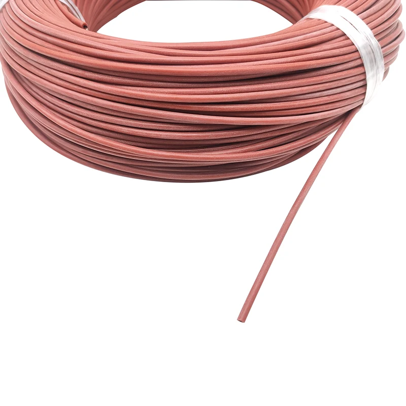 Silicone rubber 6K insulated Infrared Underfloor Heating System Warm Floor Wire, Carbon Fiber Floor Heating Cable