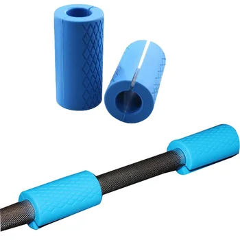 

1 Pair Dumbbell Thick Bar Handles Pull Up Weightlifting Support Silicon Anti-Slip Protect Pad Body Building Fitness Equipment
