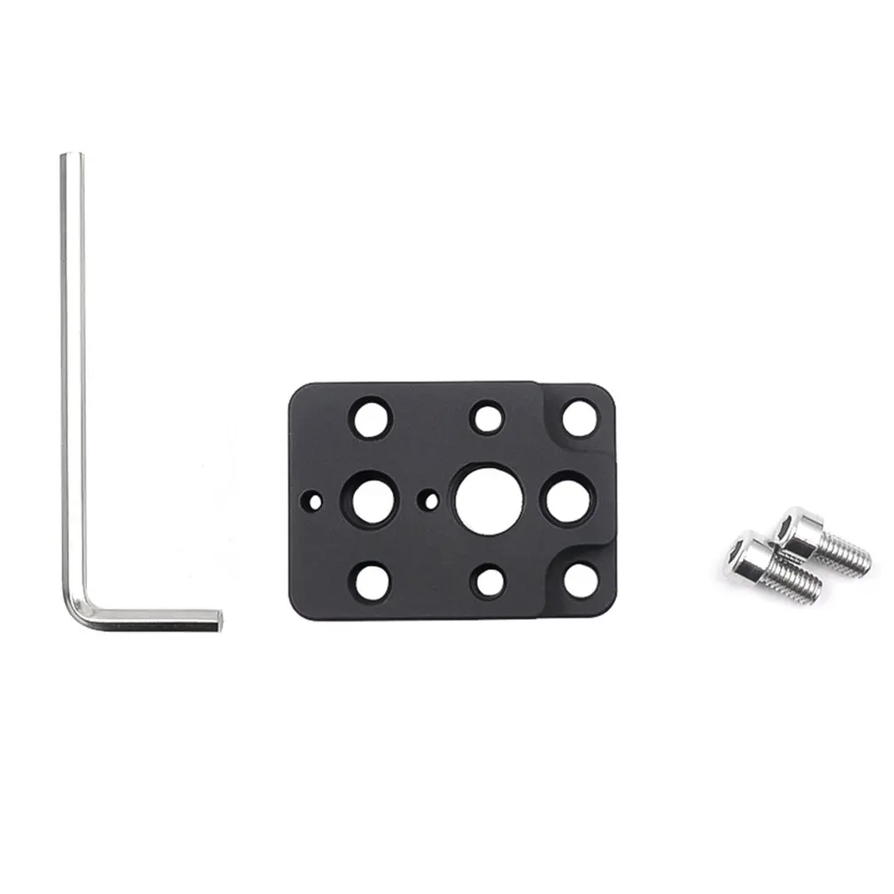 

Handle Gimbal External Mounting Plate for Standard Rosette 1/4 Screw Monitor Holder M4 to 3/8 for DJI Ronin SC