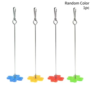 

Hang Cage Stainless Steel Random Color Parrot Fruit Fork Food Meat Holder Skewer Stick Tool Pet Parakeet Feeding Birds Toy