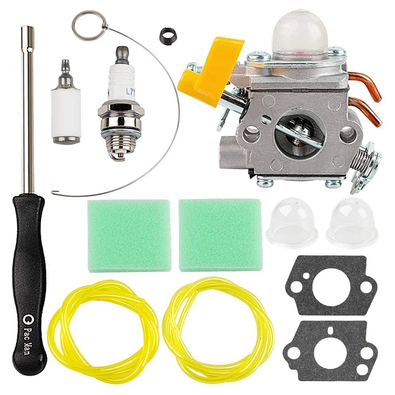 308054043 Carburetor AC04122 Fuel Line Kit for Ryobi EX26 SS26 SS30