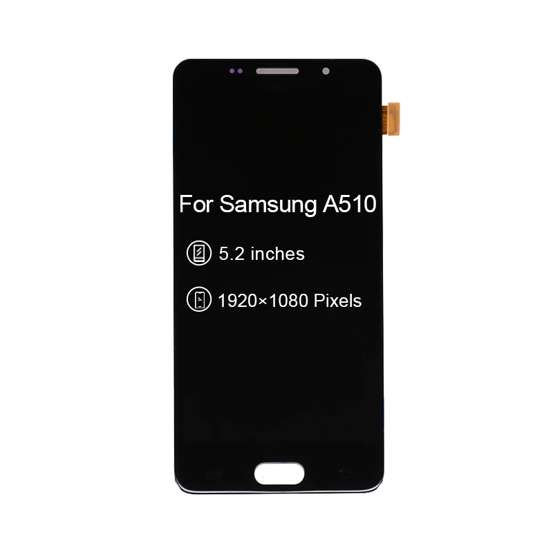10 шт./партия для samsung Galaxy A5 A510 lcd A5100 дисплей с сенсорным экраном дигитайзер сборка AMOLED DHL EMS