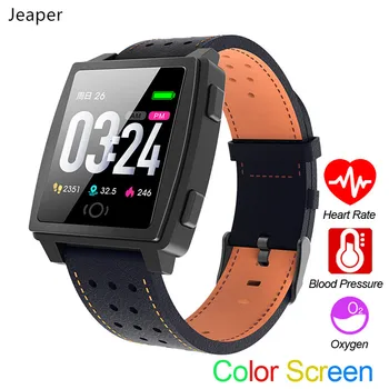 

Smart Watch CK22 Men Waterproof Bracelet Activity Tracker Smartwatch Band Heart Rate Multifunctional Women Leather Sport Watch