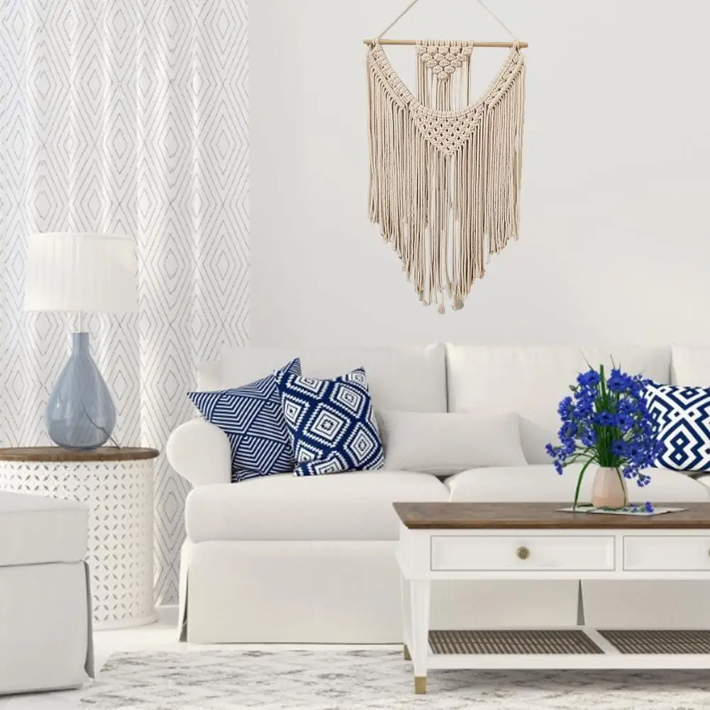 Nordic Style Hand-woven Tapestry Dream Catcher Meter Box Cover Wall Hanging Decoration For Living Room Bedroom