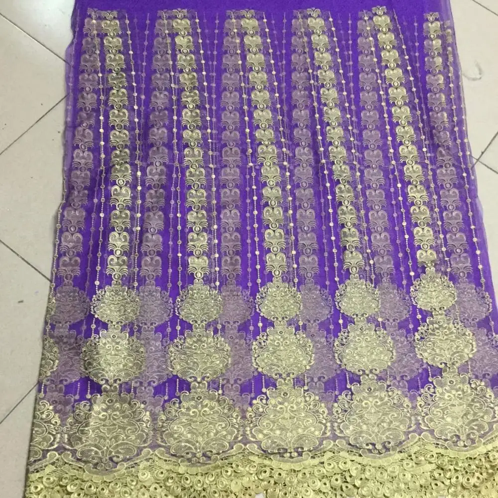 Африканская сетчатая кружевная ткань, высокое качество элегантный камень нигерийская свадебная ткань кружевная 5 ярдов PL1602