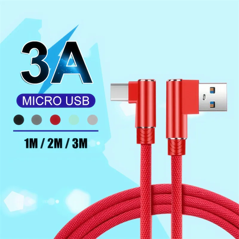 3A Тип usb C кабель для huawei P30 P20 Коврики 20 Pro быстрой зарядки и передачи данных Шнур