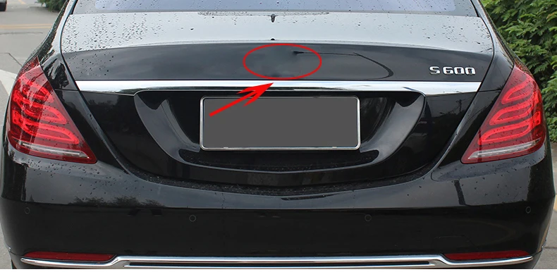 Trunk Emblem Автомобильная наклейка с эмблемой, значком для Mercedes Benz Maybach S600 S500 S400 W222 W220 W212 W204 W205 CLA CLS V12 Maybach эмблема Стикеры - Название цвета: Trunk Emblem