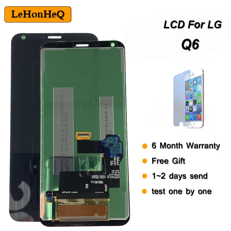 5 ''Super Amoled для LG Q6 M700N M700A M700DSK M700AN Мобильный телефон ЖК-экран с сенсорным