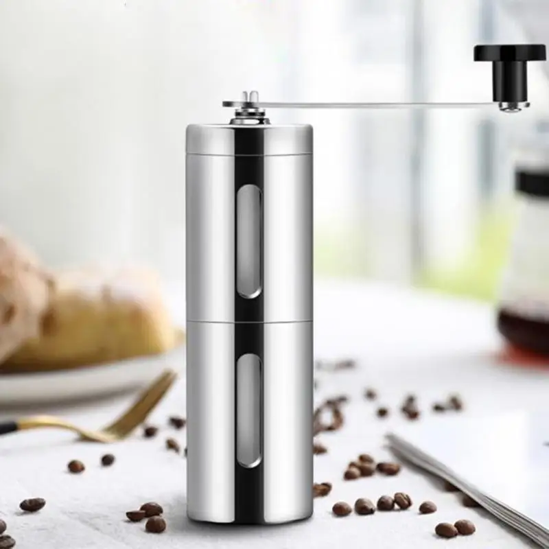 

Manual Coffee Grinder Stainless Steel Coffee Bean Spices Seed Mill Handmade Coffee Grinding Machine Kitchen Tools Coffeeware