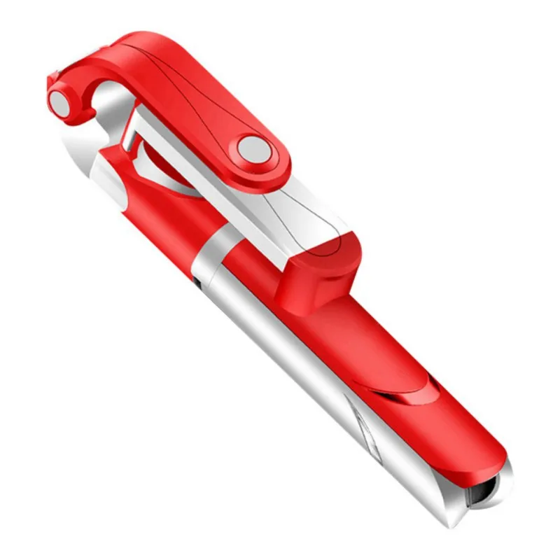 Bluetooth телефон селфи палка штатив смартфон держатель для IPhone для huawei - Цвет: Red
