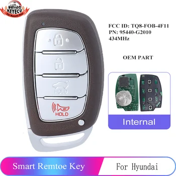 

KEYECU OEM Keyless-Go Smart Proximity Remote Key 434MHz for Hyundai Ioniq 2017 2018 2019 P/N: 95440-G2010 FCC ID: TQ8-FOB-4F11
