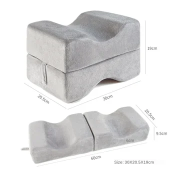 

Leg Pillow Pregnancy Pillow Anti-dropping Detachable Memory Foam Folding Pad Leg Pillow Multi-Function Knee Pillow