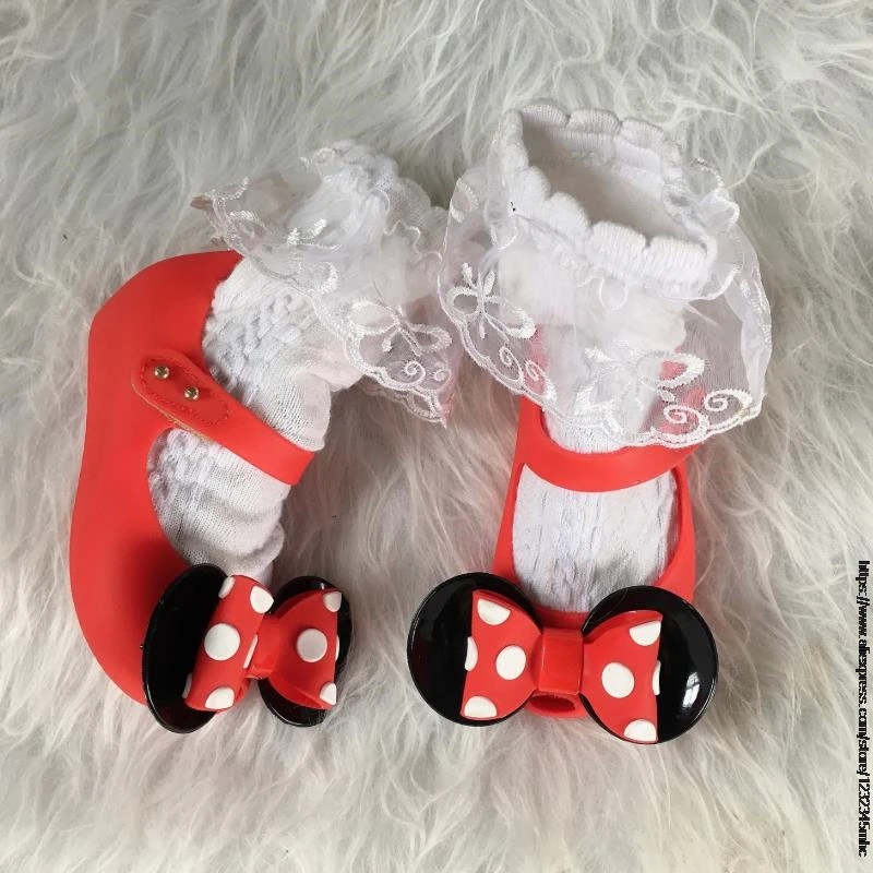 

Girls Sandals Hello Kitty Jelly Shoes Children Sandals Breathable Non-Slippery High Quality Summer Jelly Shoes Melissa