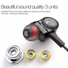 Наушники I-INTO i8 тройной драйвер гарнитура Шумоизоляция HD HiFi наушники auriculares fone de ouvido для iPhone Xiaomi huawei