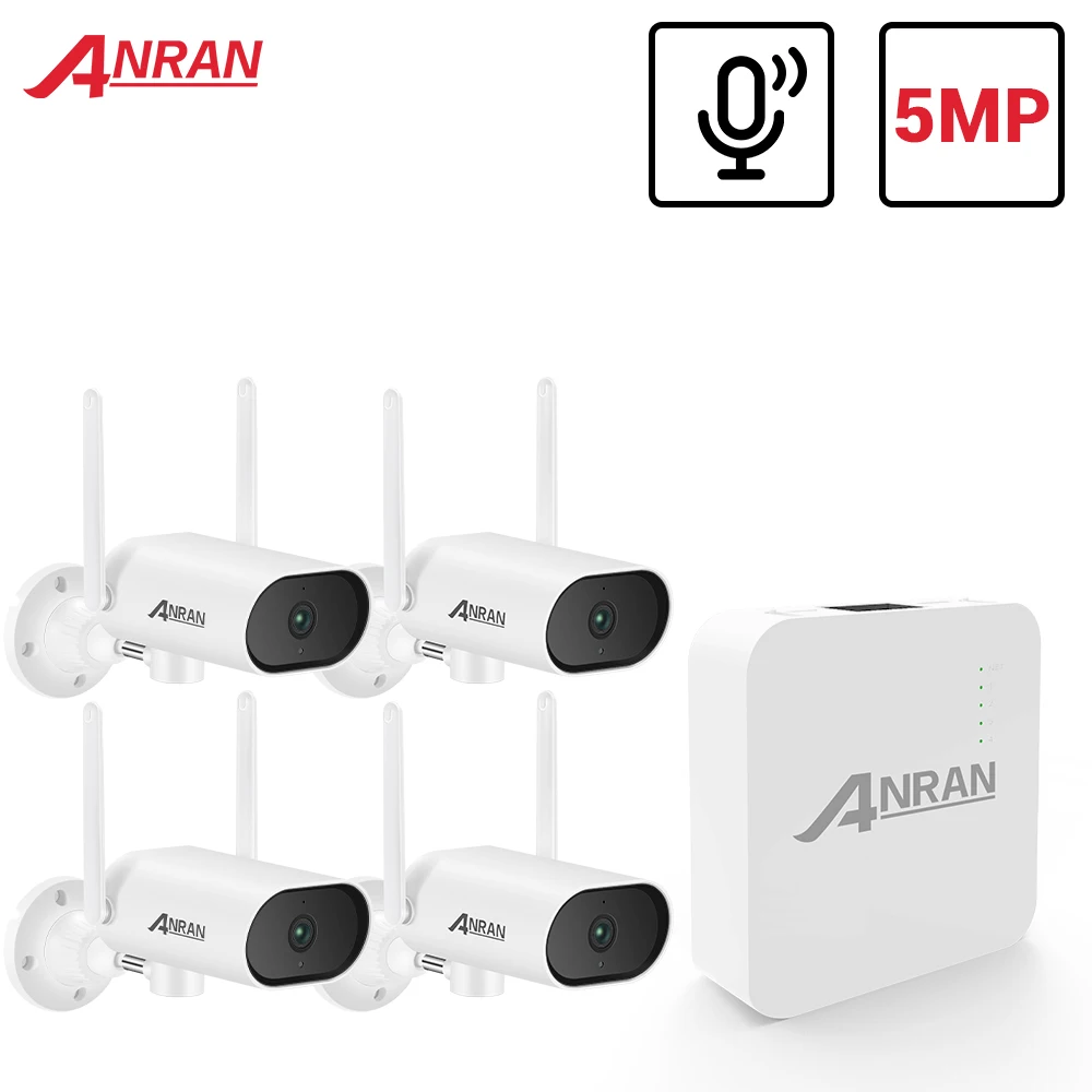 Tanio ANRAN 5MP System monitoringu wizyjnego Mini NVR