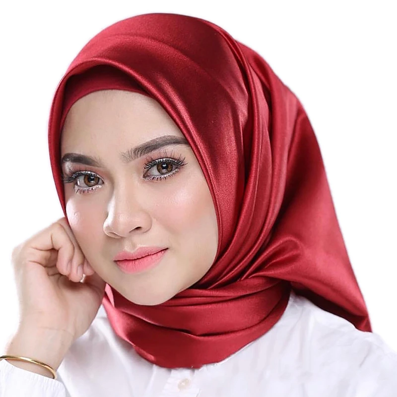 bevestig alstublieft beneden Ingrijpen Mode zijde moslim wrap instant hijab vrouwen sjaal sjaal hoofddoek vierkant  satijn pashmina bandana islam foulard femme tulband| | - AliExpress