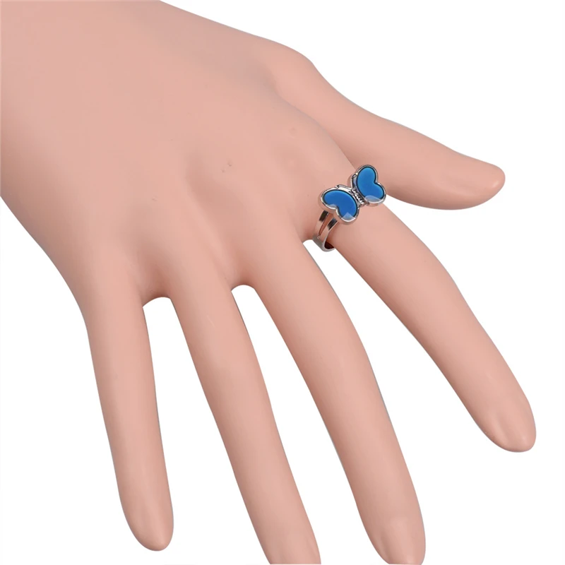Classic Lovers Mood Ring Color Change Adjustable Emotion Feeling Changeable Temperature Jewelry Gift