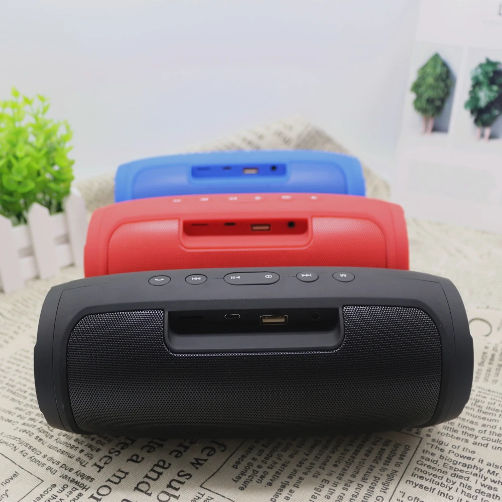 Bluetooth колонки Беспроводной Открытый USB/TF/FM радио/AUX Стерео Бас громкоговоритель