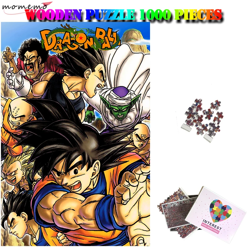

MOMEMO Customized Wooden Puzzles Classcal Anime Dragon 1000 Pieces Cartoon Ball Wooden Jigsaw Puzzle Adults Kids Puzzles Toys