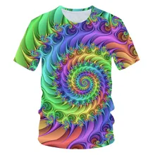 Модная цветная психоделическая футболка с Пейсли для мужчин,, брендовые Забавные футболки в стиле хип-хоп, Harajuku, Повседневная футболка, Homme, уличная одежда