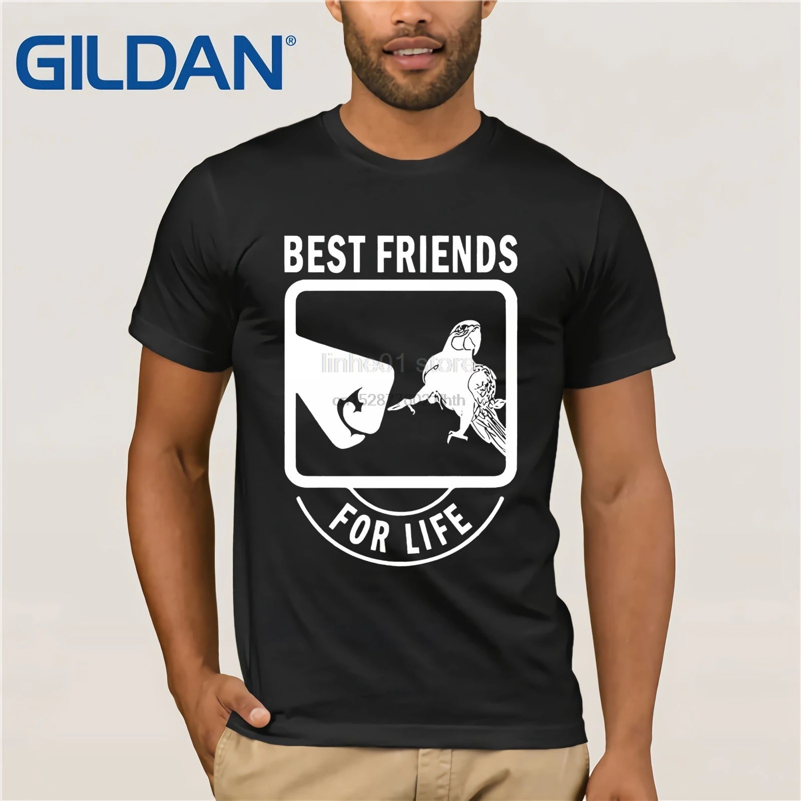 Camiseta loro, camiseta de mejores amigos de la vida, camiseta de hombre sexi|Camisetas| - AliExpress