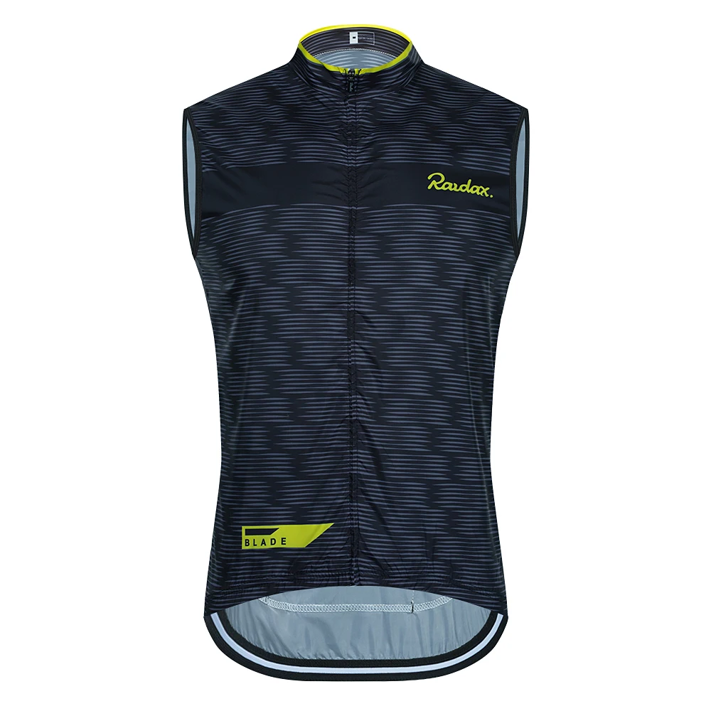 Cycling Vest Fluorescent Yellow Sleeveless Reflective