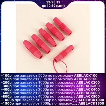 

Hair curlers with elastic band, d = 2.3 cm, 6 pcs, pink