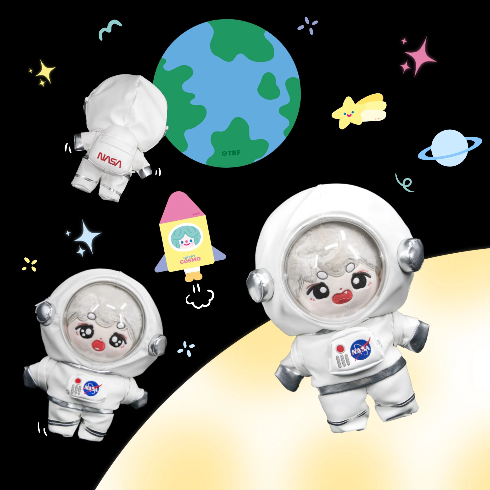 Комплект для куклы Cosmile ручной работы Kpop Star Space 15 см 20 | Тематическая одежда и