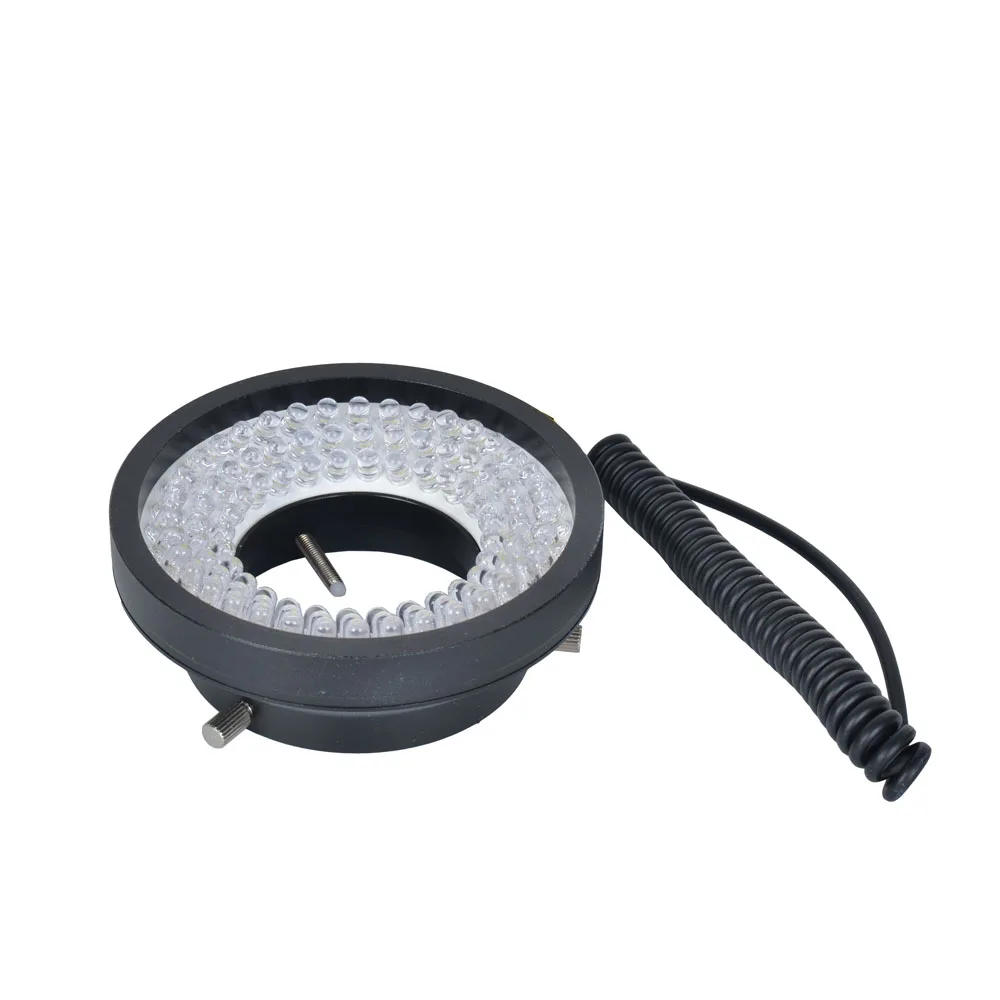  DANIU Adjustable Microscope 96 LED Ring Light Lamp For Industry Stereo Microscope Camera Magnifier 