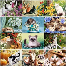 Peinture Par Numero Kit Chat Top Produits Aliexpress