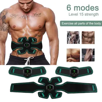 

2019 Hot New Promotion! USB Electric Abdominal Muscle Stimulator Trainer Fitness Body Massage Muscle Training Gear