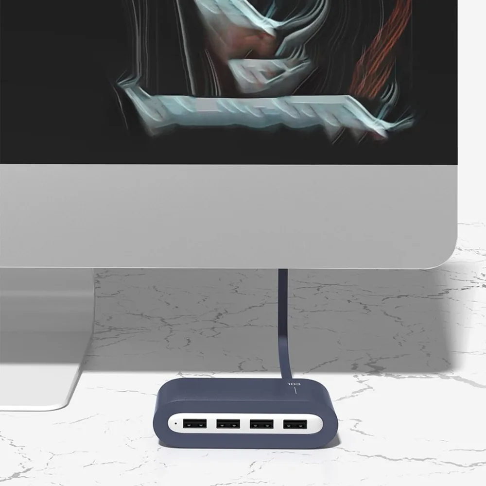 4-портовый USB 2,0 концентратор сплиттер 4 в 1 конвертер usb-хаб