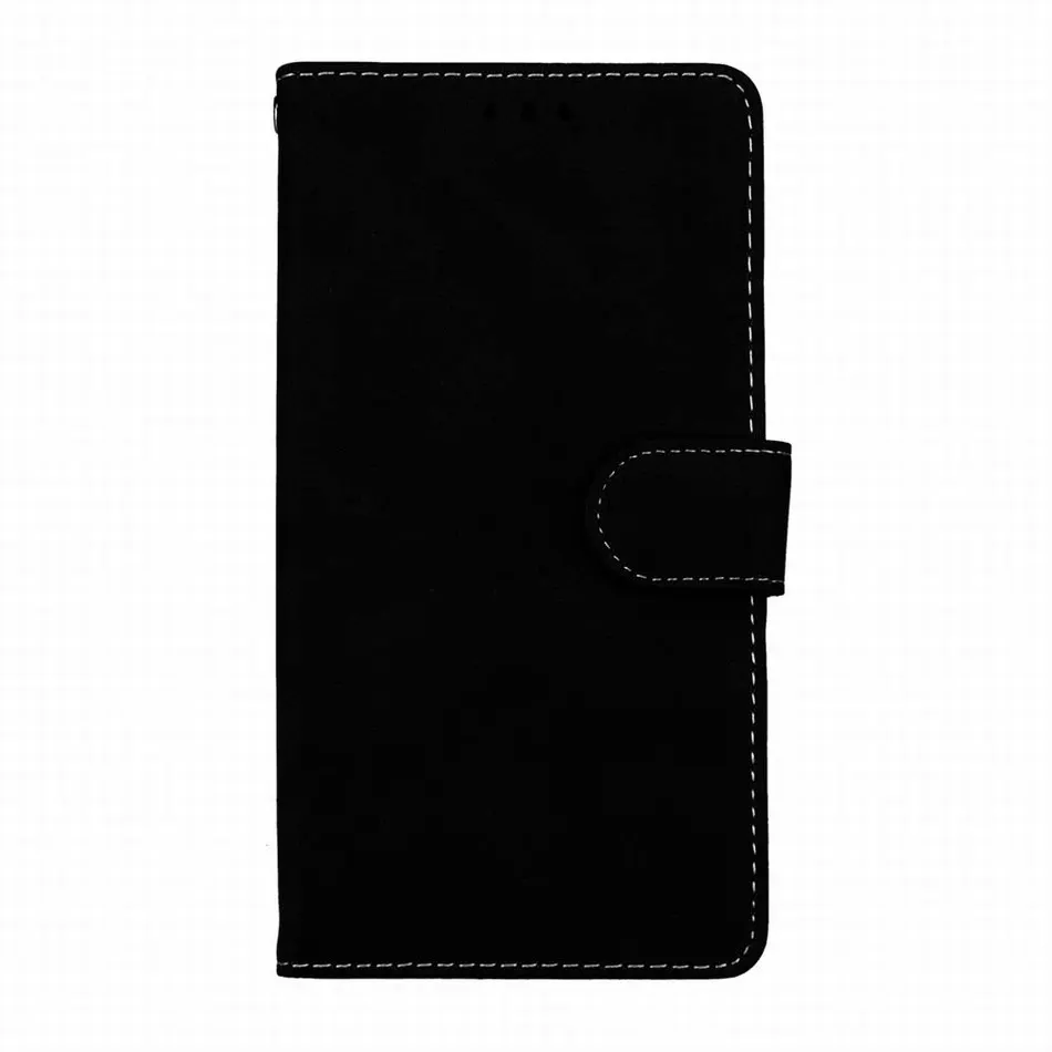 Black Простой кошелек, деловой чехол для sony L3 XZ4 Compact XZ3 XA3 Ultra XA2 Plus, Модный чехол для телефона, сплошной цвет, чехол-книжка P08H - Цвет: Black