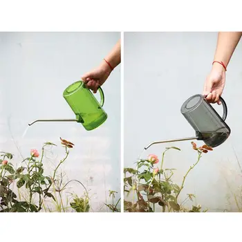 

1PC Garden 1 Litre/ 35 OZ Long Spout Watering Can for Succulents Bonsai Catus Plants Indoor Outdoor Non-slip Handle Supplies