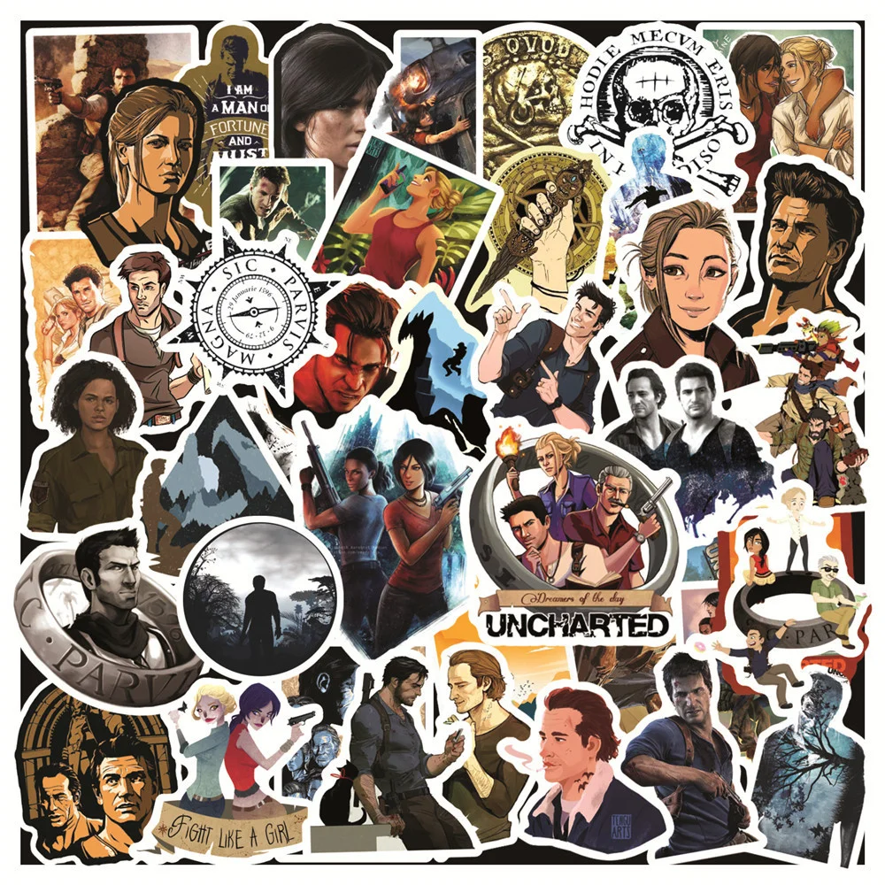 

10/30/50PCS High Score Classic Movie Uncharted Graffiti Sticker Skateboard Helmet Luggage Guitar Gift Toy PVC Sticker Wholesale