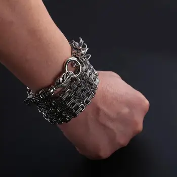 

Self Defense Weapon Martial Arts Hand Bracelet Chain Outdoor Camping Hiking Tools Mens Bracelet