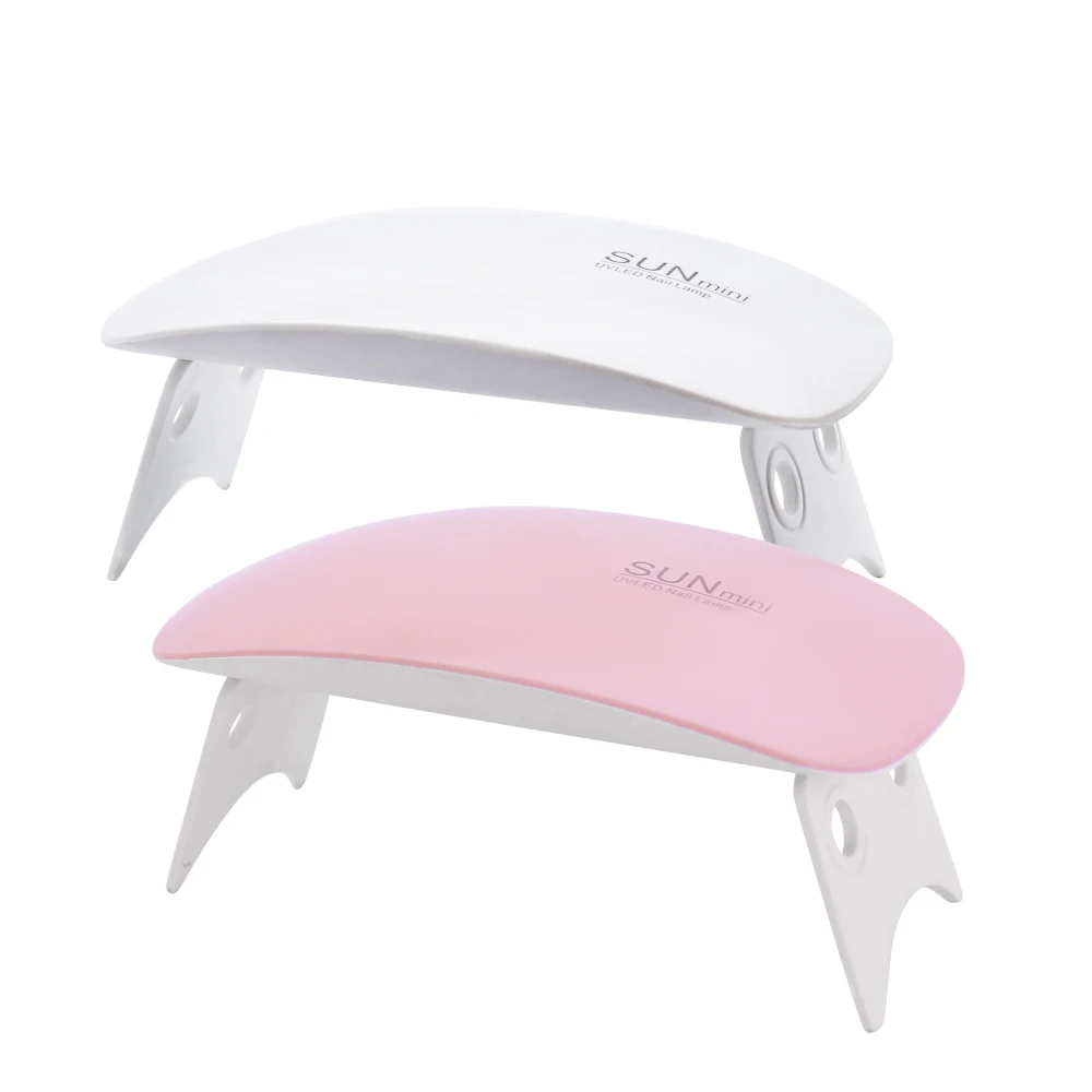 Nail Dryer Machine Mini 6W Nail Lamp 6 LED UV manicure Lamp nails USB Cable Home Use Nail lamp for drying Nails Tool Wholesale 1